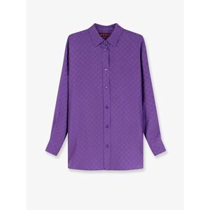 Gucci Women Gg Silk Shirt